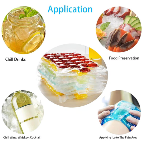 🔥Disposable Portable Self-sealing Ice Cube Bag(100 PCS)