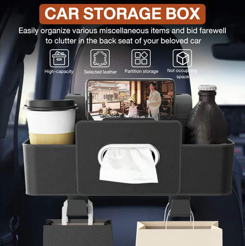 Sale 3-in-1 Car Backseat Organizer – Keep Your Ride Clean & Organized!