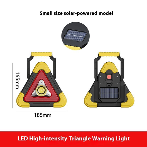 🚨 3-IN-1 Solar Emergency Triangle Warning Light 🚨