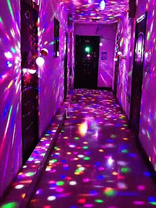 🎁Colorful Rotating Disco Ball Light