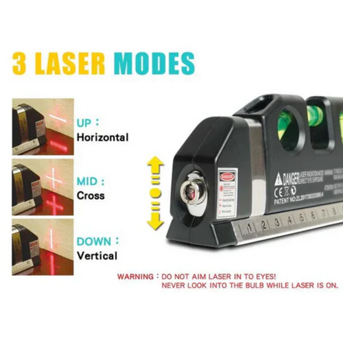 Multipurpose 4 In 1 Laser Levels Ruler