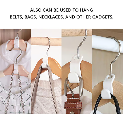 🔥🔥Space-Saving Clothes Hanger Connector Hooks