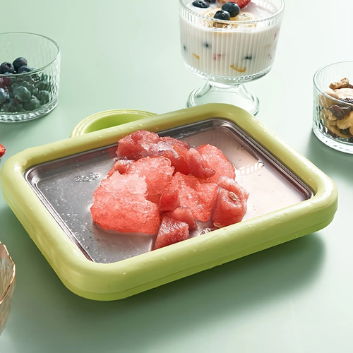 Stir-fry yogurt machine, home-use small ice cream maker, self-made plug-free stir-fry ice plate, stir-fry ice maker