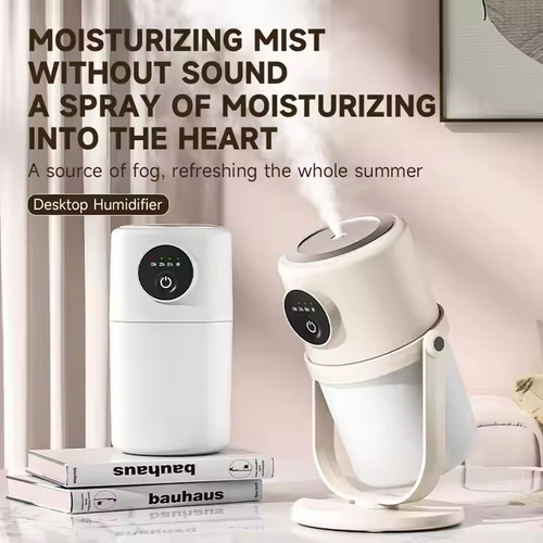 Pop Auto Shut-Off 2 Mist Modes USB Personal Desktop Humidifier Super Quiet Portable Small Cool Mist Mini Humidifier for Office