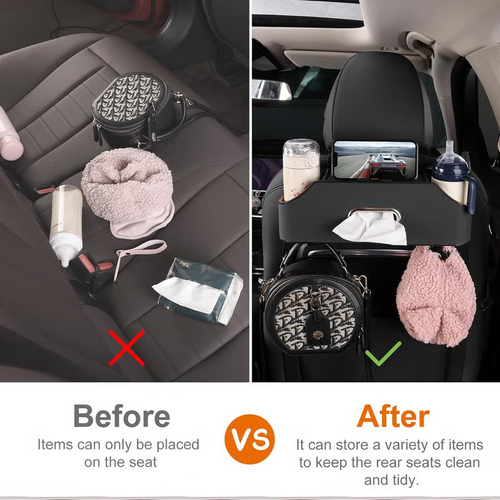 Sale 3-in-1 Car Backseat Organizer – Keep Your Ride Clean & Organized!