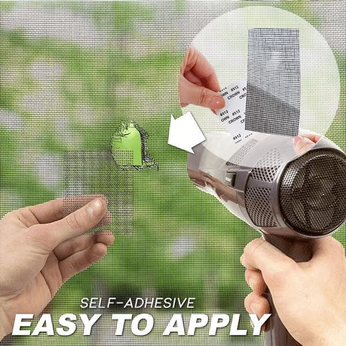 🔥Buy 1 Get 1 Free  🔥Window Screen Repair Tape – Strong Adhesive Fiberglass Mesh for Fixing Screen Doors & Windows | Waterproof, Tear-Resistant Patch for Holes & Insect Prevention