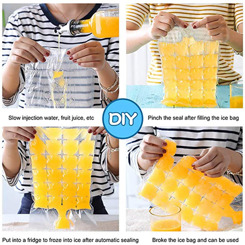 🔥Disposable Portable Self-sealing Ice Cube Bag(100 PCS)