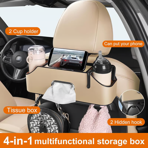 Sale 3-in-1 Car Backseat Organizer – Keep Your Ride Clean & Organized!