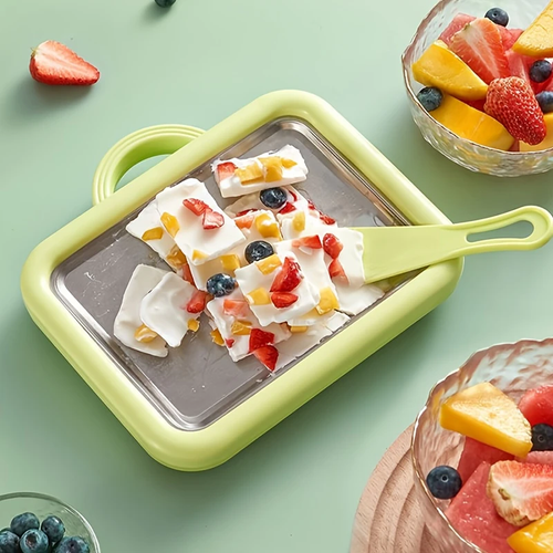 Stir-fry yogurt machine, home-use small ice cream maker, self-made plug-free stir-fry ice plate, stir-fry ice maker