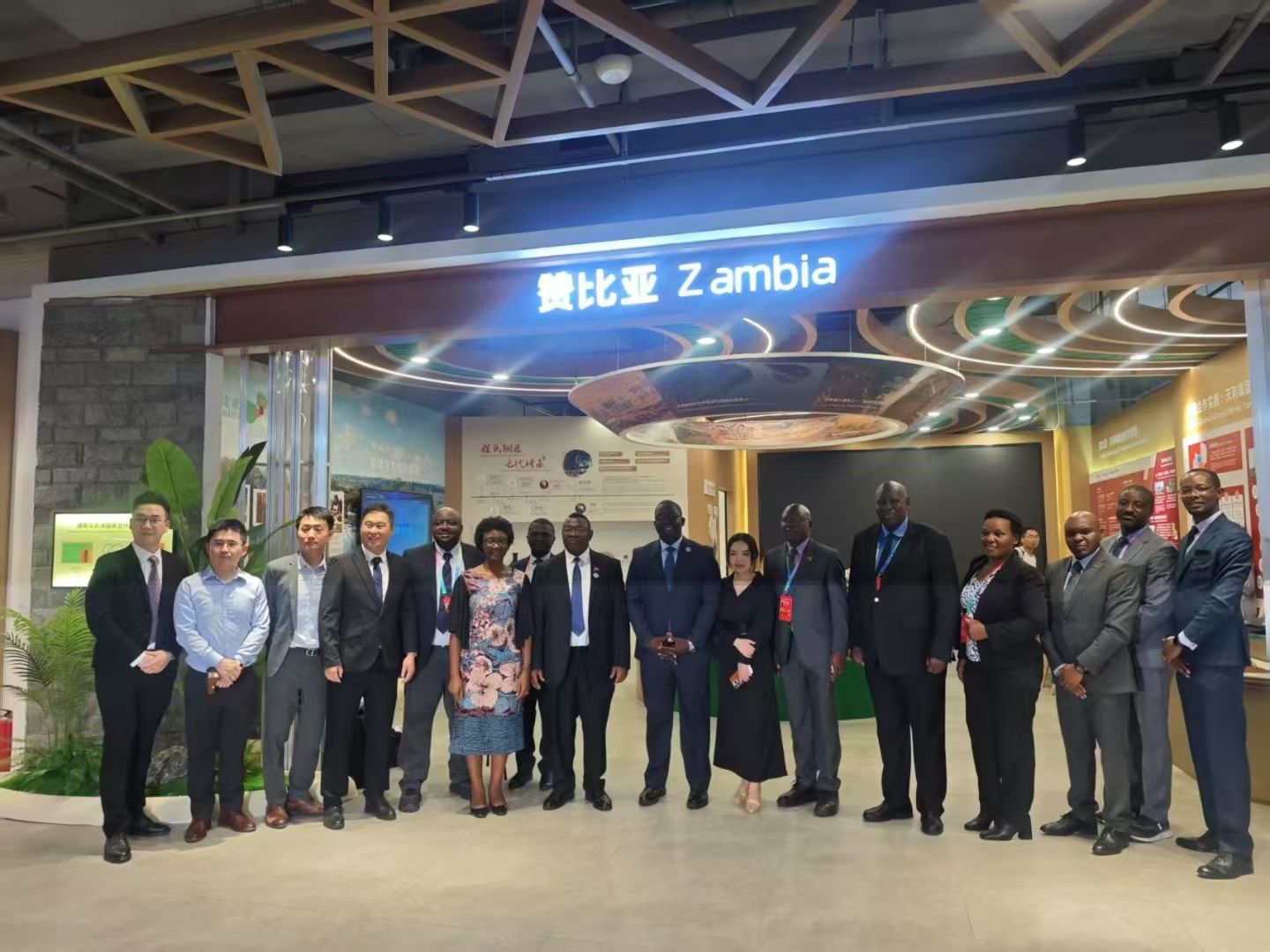The Zambian National Pavilion Has Opened.