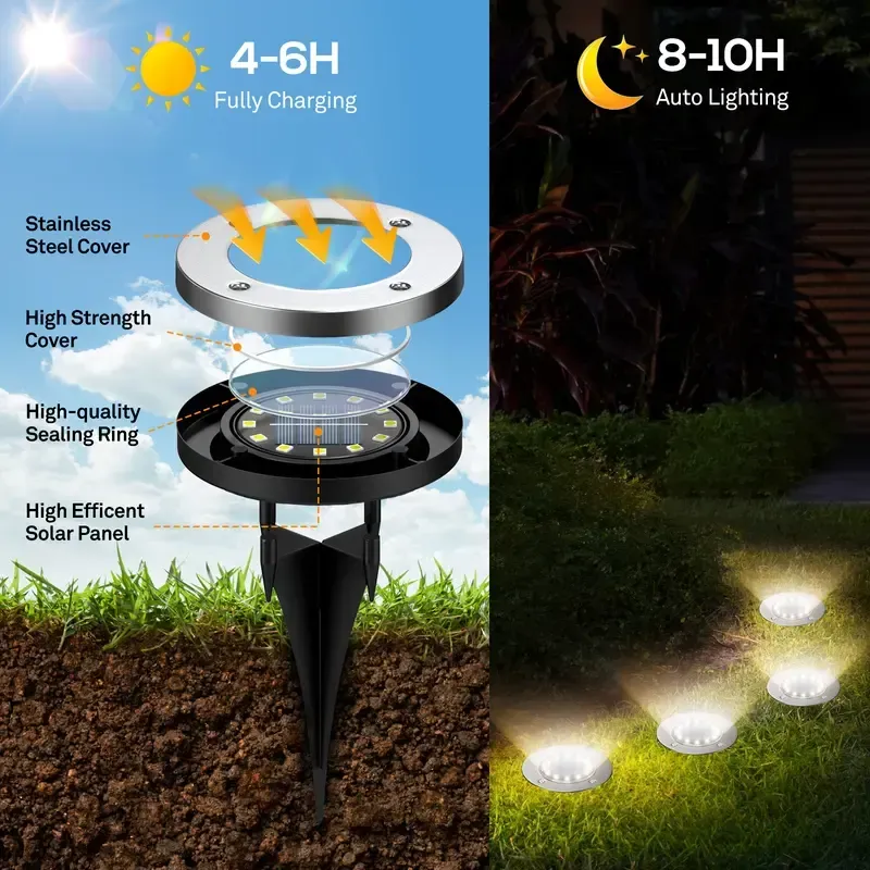Outdoor Solar Ground Lights