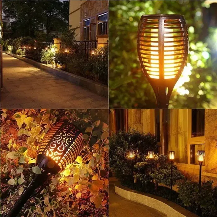 🔥Christmas Sale 60%Off- Solar LED Flame Lights Outdoors