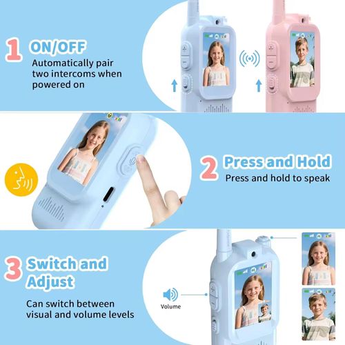 🎁 THE BEST SURPRISE FOR YOUR KIDS! Video Walkie Talkie Set