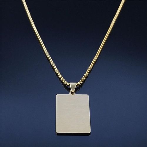 Colar com pingente de cruz com padrão de oração bíblica