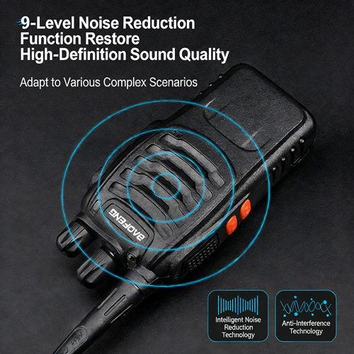 Walkie-talkie sem fio longo alcance resistente e durável voz clara pagamento na entrega