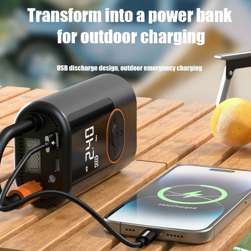 2025 latest wireless USB high-pressure portable car electric air pump