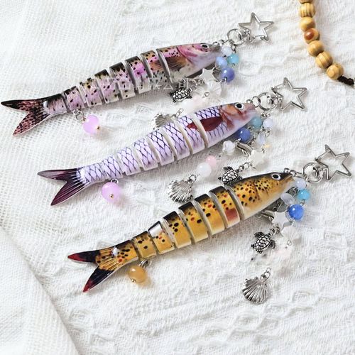 Bestselling Fish Accessories – Keychain, Backpack Pendant, Creative Ornament (7 Styles, Random Delivery)