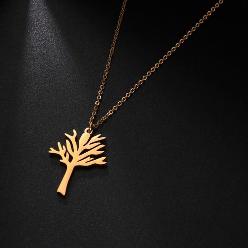 Bestselling Exquisite Tree of Life Pendant with Snake Chain - Titanium Steel, Stylish & Versatile
