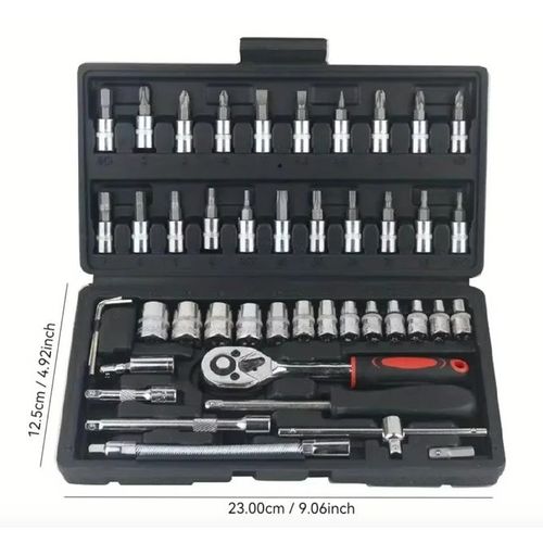 All-in-One 46-Piece Car Repair Socket Wrench Set