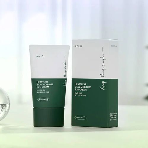 Anua Silky Moisturizing Sunscreen SPF50 + PA ++