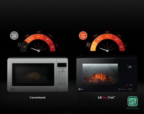 LG MS2042DB - 20 Litres - 1000W - Digital Microwave Oven - Black