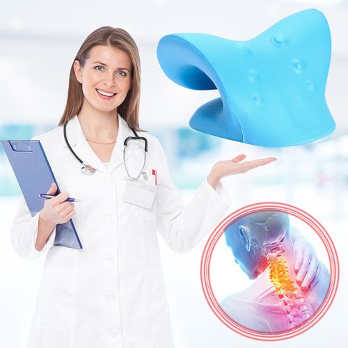 Hot sale C-shaped massage pillow, massage cervical pillow, spine correction cervical pillow, acupressure traction pillow, cervical massager, C-shaped pillow