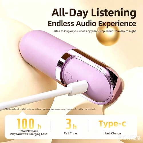 S13 Vibration Massager Wireless In-ear Bluetooth Earbuds, Mini Invisible Headphones, Stress Relief Gadget for Women