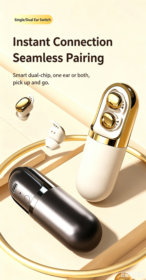 S13 Vibration Massager Wireless In-ear Bluetooth Earbuds, Mini Invisible Headphones, Stress Relief Gadget for Women