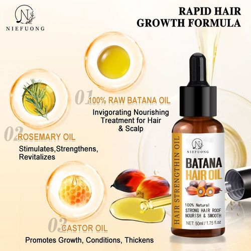 Batana Oil Plant-Based Extract Serum for Damaged Hair