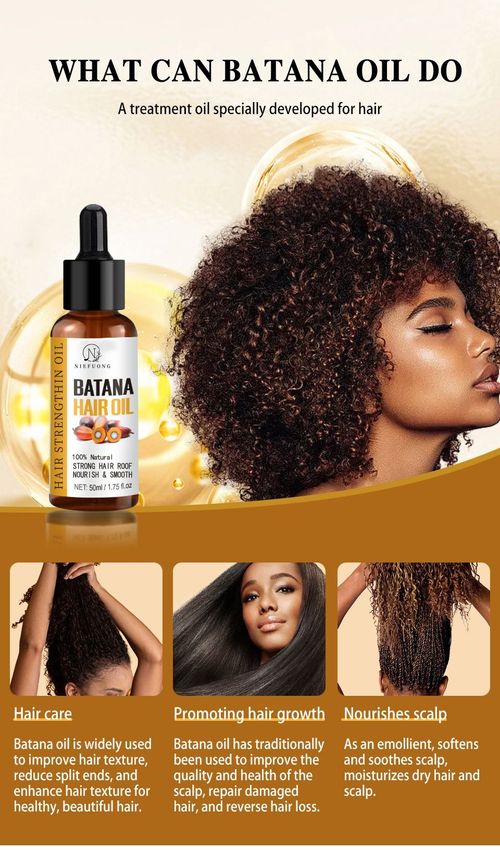 Batana Oil Plant-Based Extract Serum for Damaged Hair