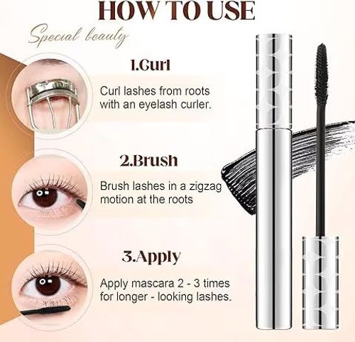Lengthening, Curling, Smudge-Proof Mascara