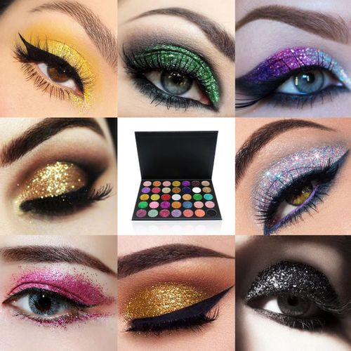 Great deal 35-Color Glitter Eyeshadow Palette
