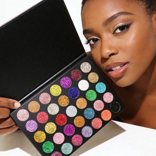 Great deal 35-Color Glitter Eyeshadow Palette