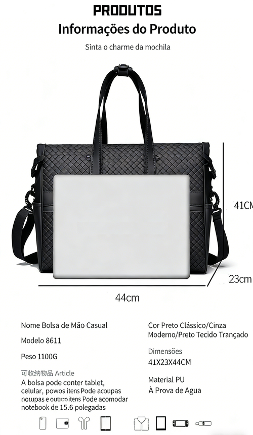 Bolsa de Viagem ELACCENT: Versatilidade para Suas Jornadas