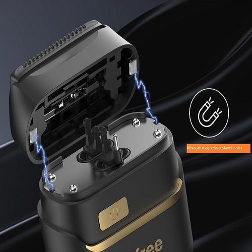 Aparelho de barbear elétrico----4 lâminas, fácil de transportar, lavável, resistente à água IPX6