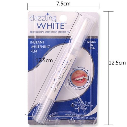 Escova de dentes giratória 2G em branco brilhante