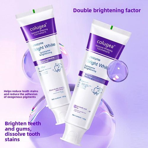 Pasta de dentes para adultos com lisozima