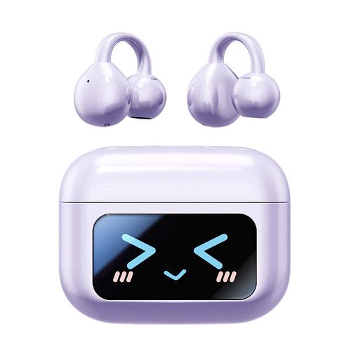 Auscultadores Bluetooth com clipe e ecrã digital
