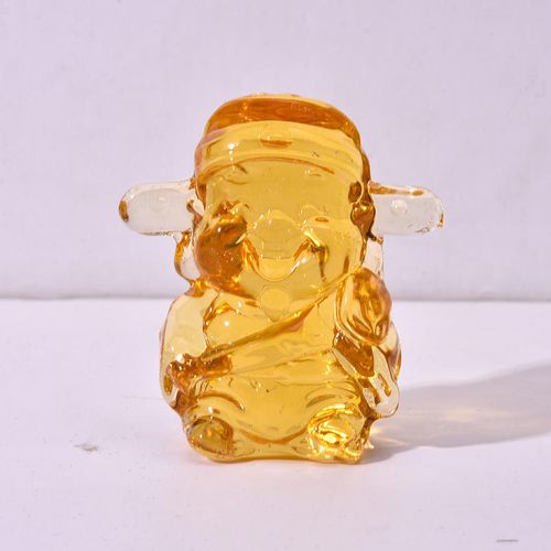 Fengshui chinês Cinco Fortunas Deus da Riqueza Cristal Escultura Home Decor Bênção Ornamentos Artesanato De Cristal