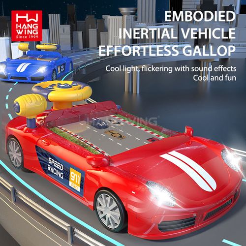 Jogo infantil com volante elétrico e simulador de camião