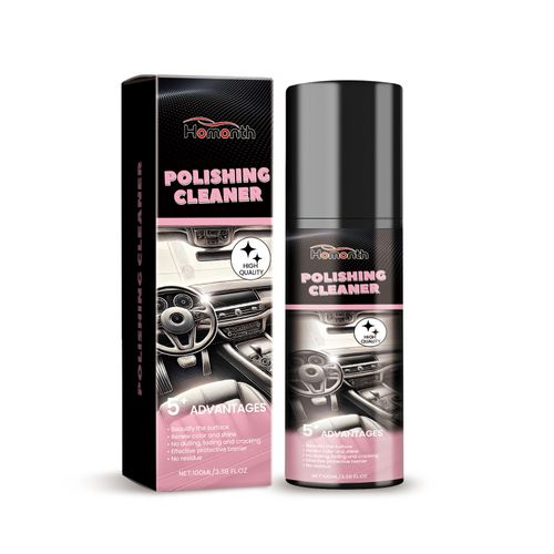 Produto suave para limpeza, remoção de manchas, renovação e proteção do interior do automóvel