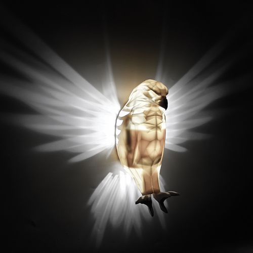 Candeeiro de parede LED com motivo de águia