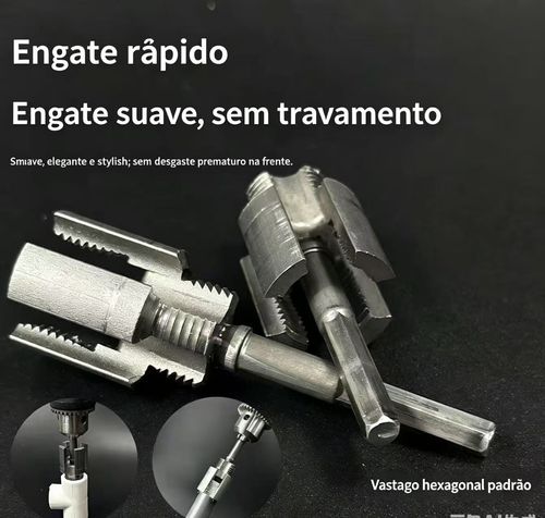 Broca roscada universal para tubos de água