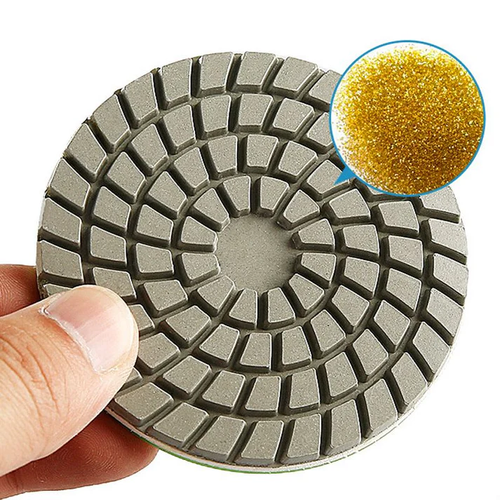 Diamond wet and dry polishing discs, 3 pieces per pack