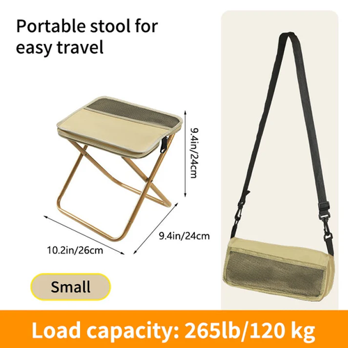 Ultralichte Opvouwbare Kruk – Draagt Tot 120 kg