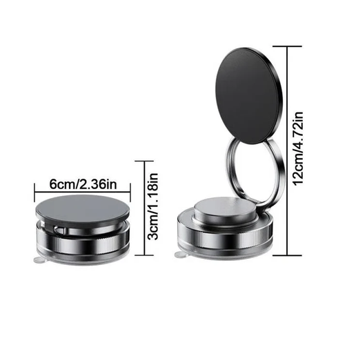 360° verstelbare magnetische telefoonhouder met zuignap