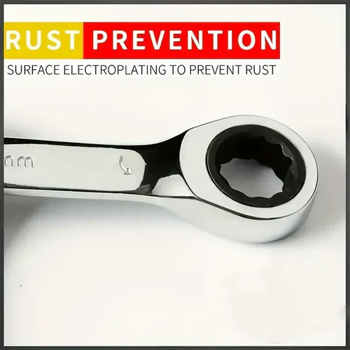 CR-V Steel Ratcheting Combination Wrench
