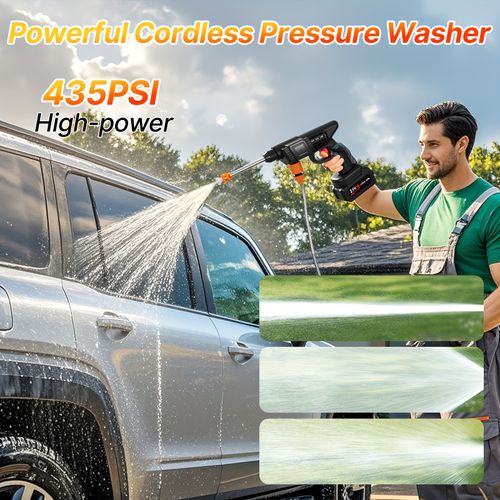 High-Pressure Cordless Car Wash Gun