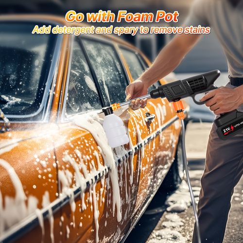 High-Pressure Cordless Car Wash Gun