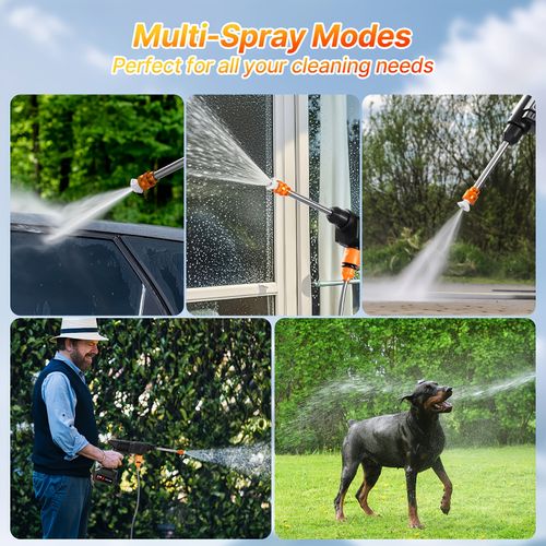 High-Pressure Cordless Car Wash Gun
